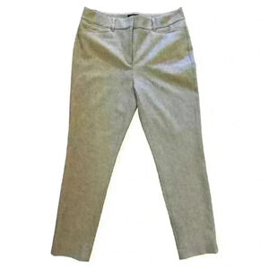 White House Black Market Luxe Slim Ankle Size 4 NWT Grey